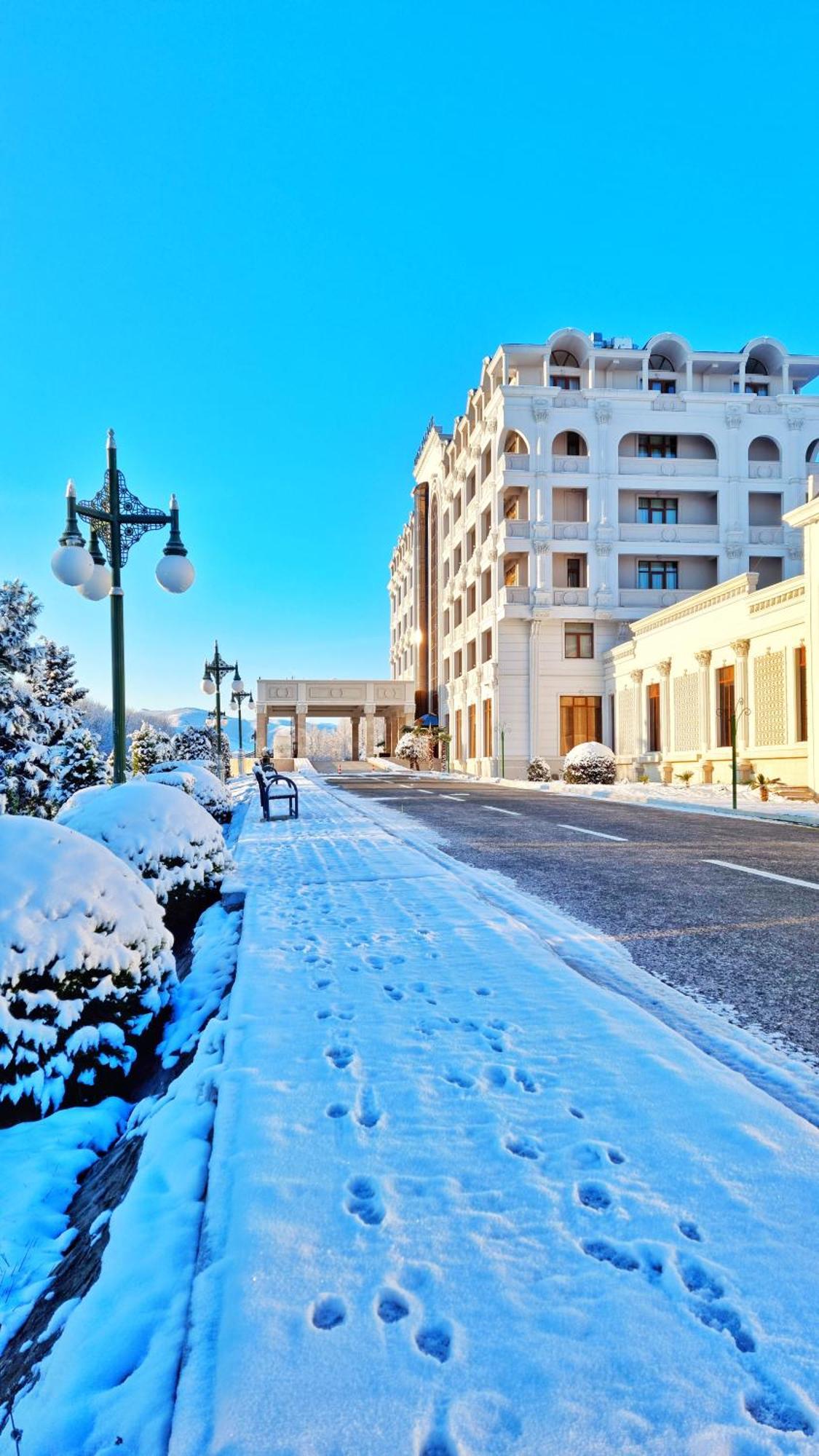Ayan Palace Hotel Tovuz Exteriör bild