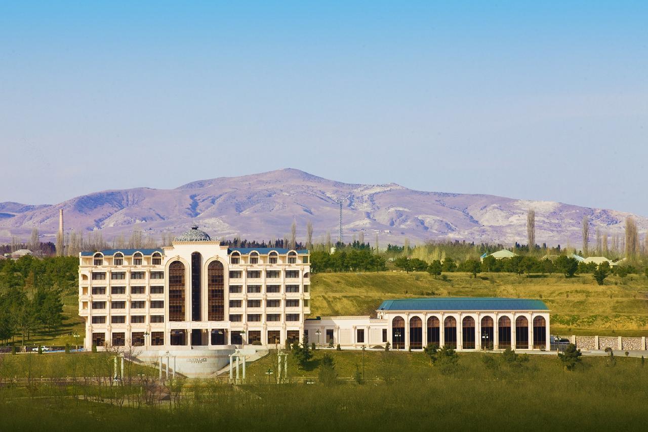 Ayan Palace Hotel Tovuz Exteriör bild